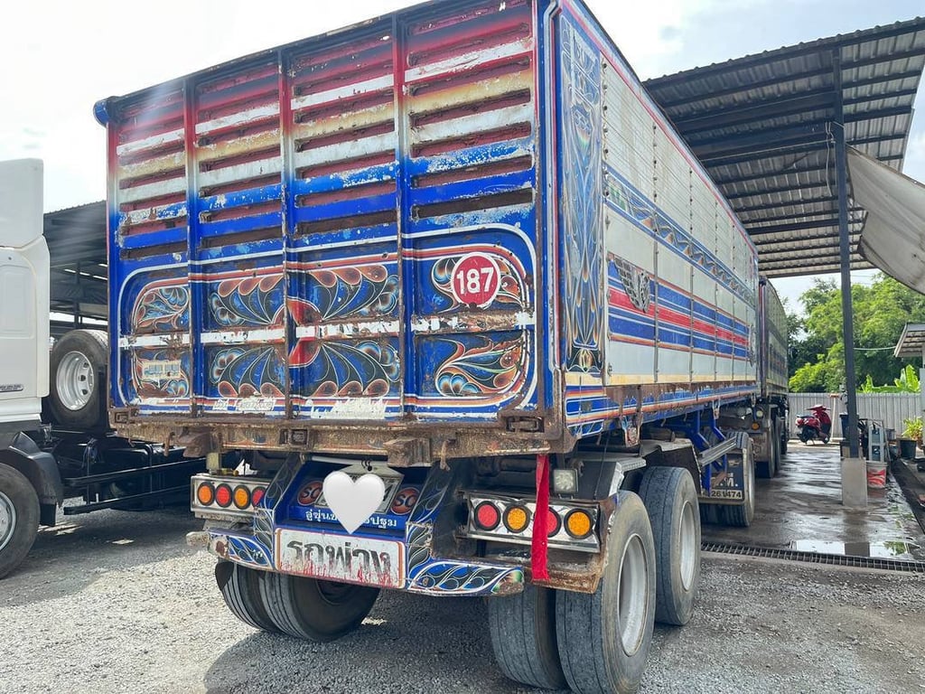 HINO FM 344แรงม้า รถบรรทุก 10ล้อ พ่วงแม่ลูก ปี2017 (7825,7826)