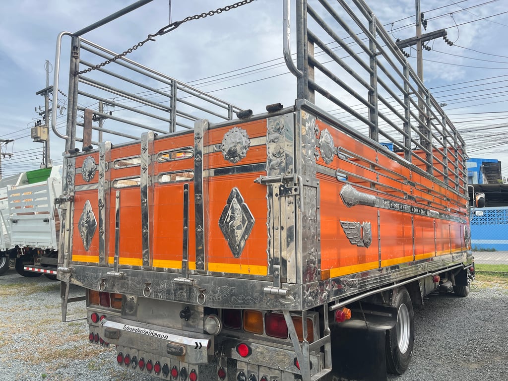 ISUZU FRR 210แรงม้า รถบรรทุก 6ล้อ กระบะคอกสูง ปี2020 (3563)