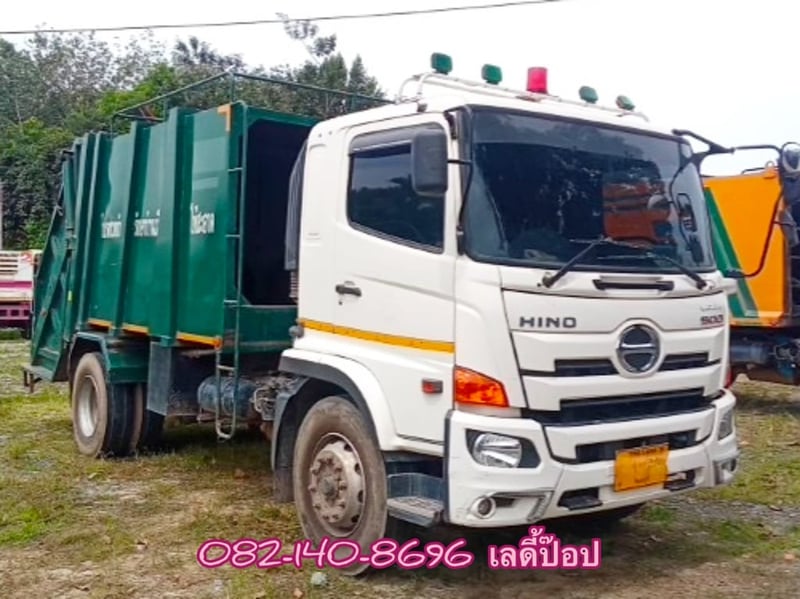หกล้อบรรทุกขยะ HINO VICTOR 500 FG8J 240แรง ปี 2566 (4084) หกล้อบรรทุกขยะ HINO VICTOR 500 FG8J 240แรง ปี 2566 (4084)