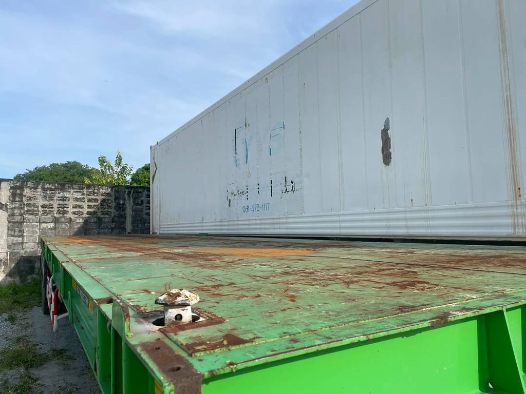 หางพื้นเรียบ สามเพลา อู่ดัง RCK ปี 66 (5616) หางพื้นเรียบ สามเพลา อู่ดัง RCK ปี 66 (5616)