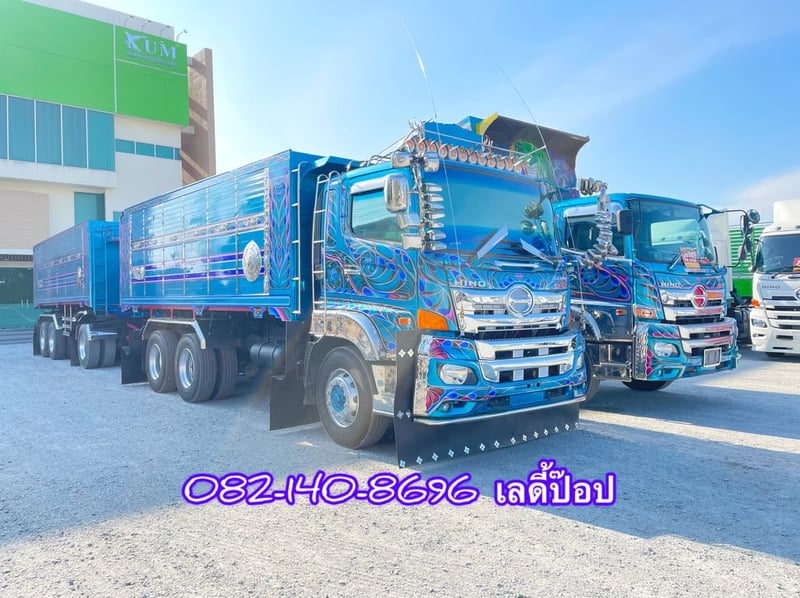 💥ซื้อคู่คุ้มกว่า ประหยัดไปเลย 400,000 บาn ใครหาอยู่ห้ามพลาด‼️ 💥สิบล้อดั้มพ์พ่วง HINO FM2P  380 แรงม้า ยังไม่จดทะเบียน  อู่พงษ์ไพบูลย์ (2344)