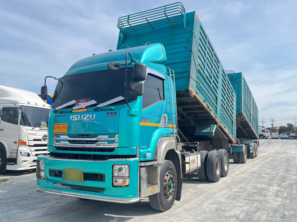 สิบล้อดั้มพ์พ่วงเกษตร ISUZU FXZ 360แรง ปี 2566 (5392,5393) สิบล้อดั้มพ์พ่วงเกษตร ISUZU FXZ 360แรง ปี 2566 (5392,5393)
