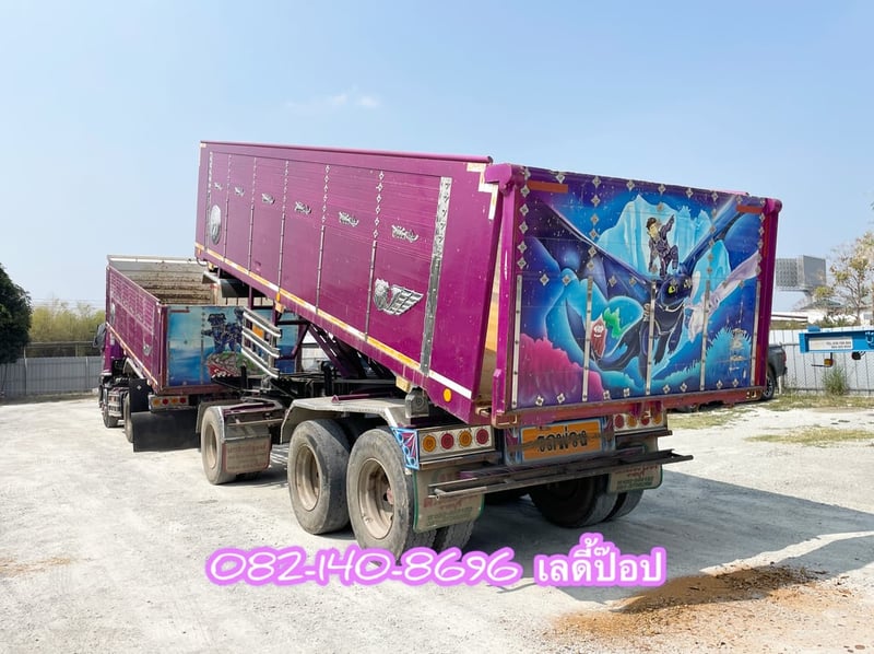 สิบล้อดั้มพ์พ่วง HINO VICTOR 500  FM2P 380แรง ปี 65 (2089,2090)