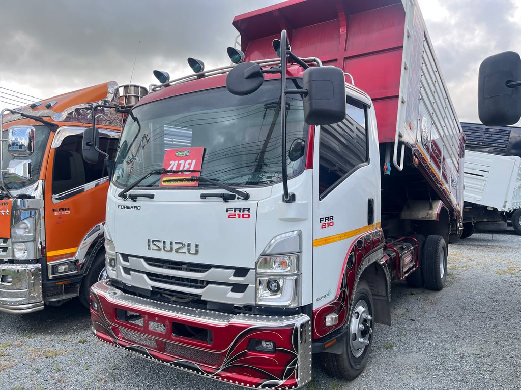 ISUZU FRR 210แรงม้า รถบรรทุก 6ล้อ ดั้มพ์ ปี2022(7715)