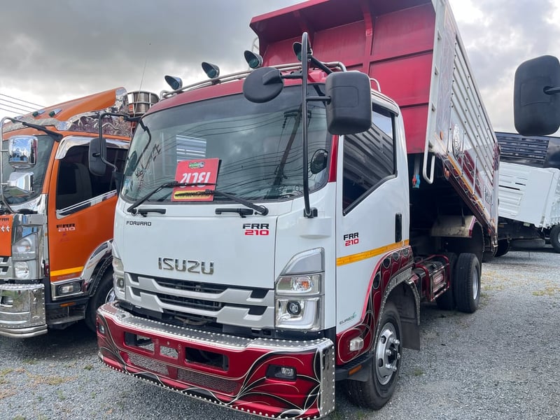 ISUZU FRR 210แรงม้า รถบรรทุก 6ล้อ ดั้มพ์ ปี2022(7715)