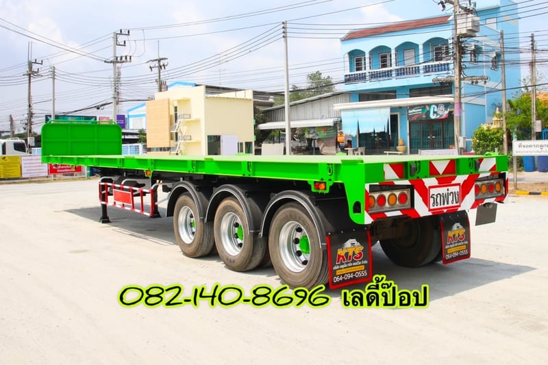 หางพื้นเรียบ สามเพลา  อู่ ส.สมบัติ ปี 61 (5526)