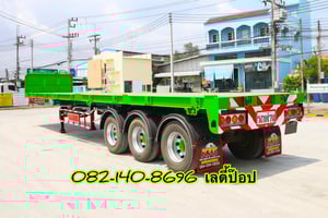 หางพื้นเรียบ สามเพลา  อู่ ส.สมบัติ ปี 61 (5526)