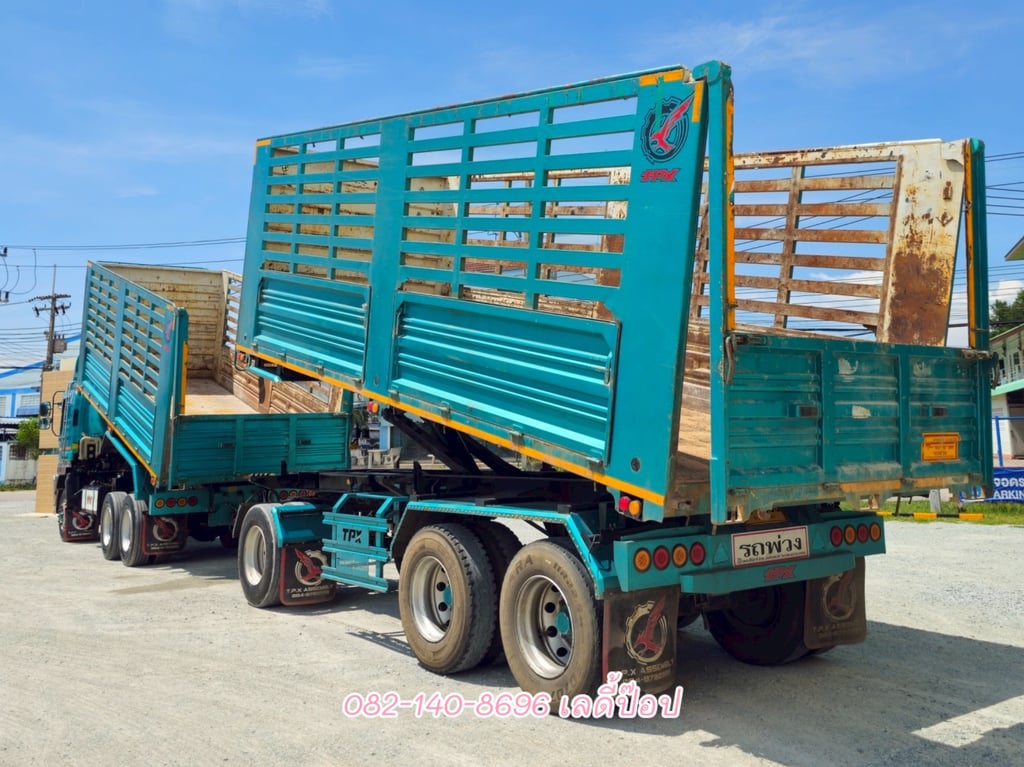 สิบล้อดั้มพ์พ่วงเกษตร ISUZU FXZ 360แรง ปี 2566 (5392,5393)