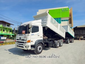 สิบล้อดั้มพ์พ่วง HINO FM1A 344 ปี 59 (3775,8972)
