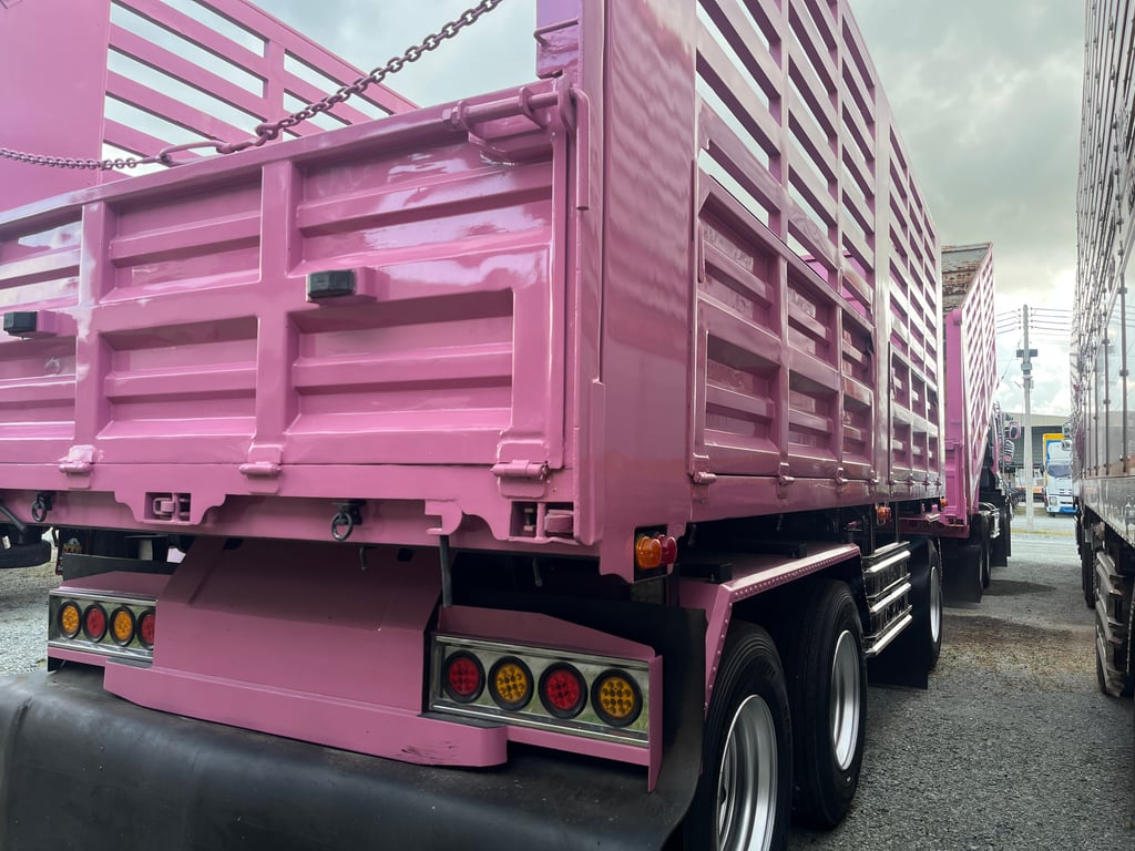 สิบล้อดั้มพ์พ่วงแม่ลูกคอกเกษตร ISUZU FXZ 360แรง ปี 66 (1364,2110)
