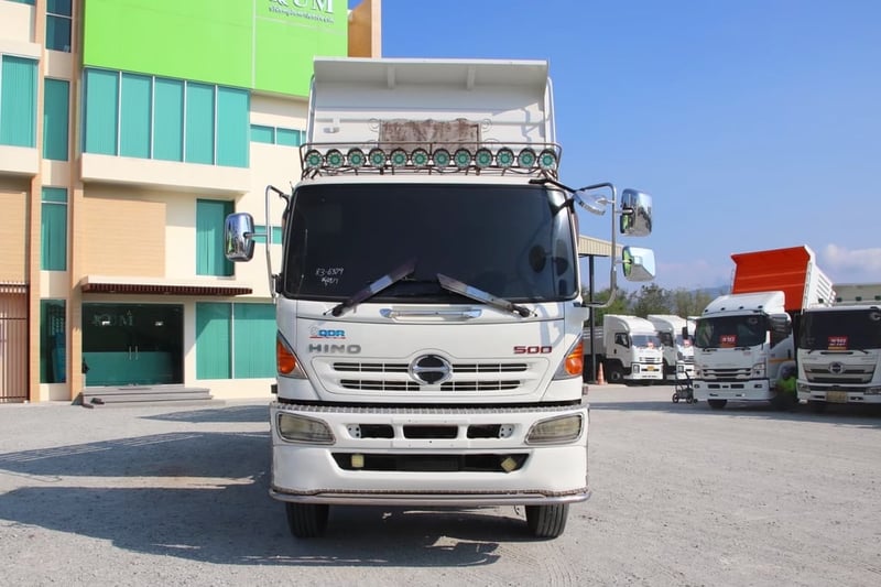 สิบล้อดั้มพ์พ่วง HINO FM1A 344แรง ปี 2557 (6379,8972)