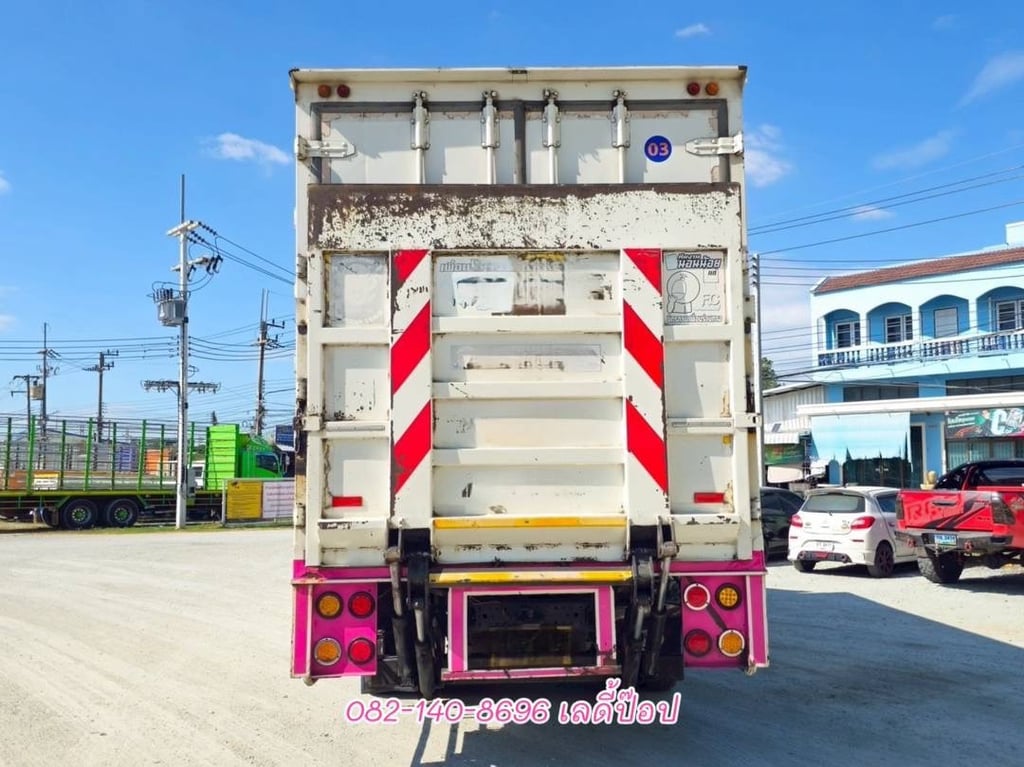 หกล้อตู้สิบบานมีลิฟท์ท้าย HINO FG8J 240แรง ปี 62 (8724)