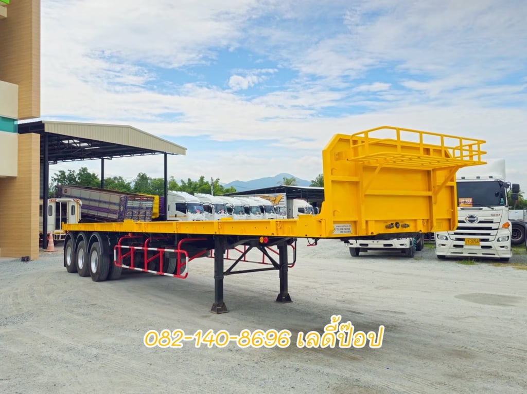 หางพื้นเรียบ สามเพลา อู่ WAFA ปี 63 (6112) หางพื้นเรียบ สามเพลา อู่ WAFA ปี 63 (6112)