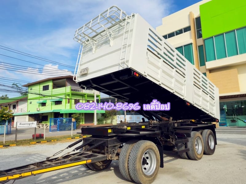 🔥💥 โปรลดกระหน่ำต่ำกว่าทุน ดั้มพ์พ่วง360 💥🔥 สิบล้อดั้มพ์พ่วง ISUZU FXZ 360แรง ปี 65 (9575,9576)