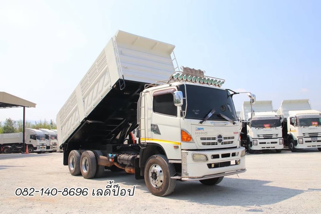 สิบล้อดั้มพ์ HINO FM1A 344แรง ปี 2557 (6379)