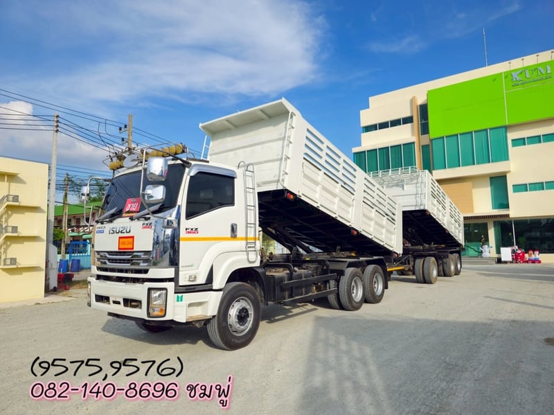 สิบล้อดั้มพ์ ISUZU FXZ 360 แรง ปี 2565 (9575,9576)