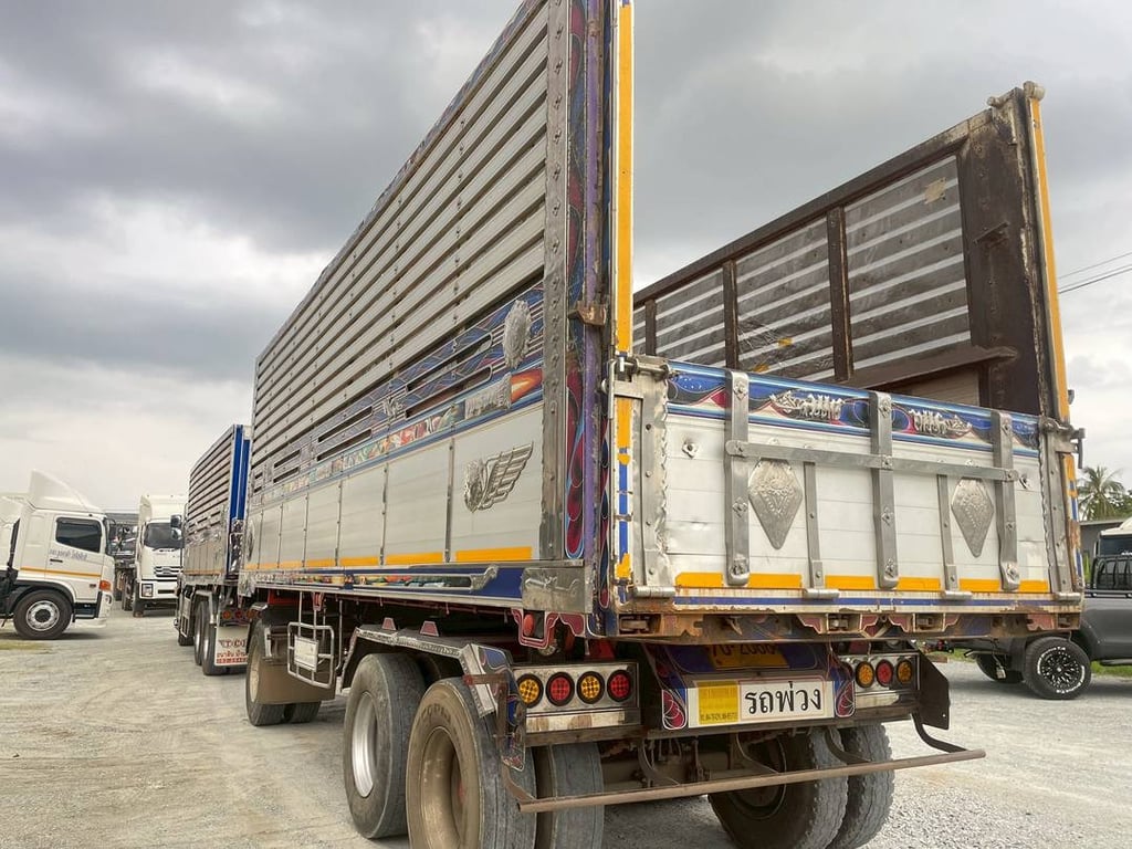 สิบล้อดั้มพ์พ่วง HINO FM1A 344 แรง ปี 2566ลูกพ่วงปี63 (2108,2066)