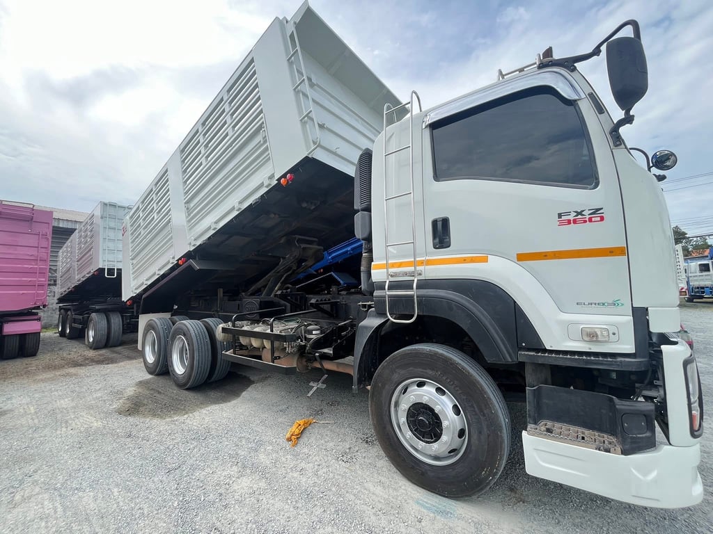 ISUZU FXZ 360 ปี 65 ดั้มพ์สามมิตรแท้ (3843,3844)