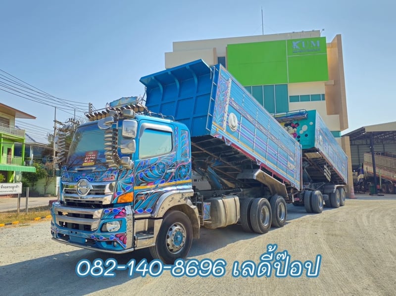 สิบล้อดั้มพ์พ่วง HINO VICTOR 500 FM2P 380แรง ปี 64 (2344,TD35) สิบล้อดั้มพ์พ่วง HINO VICTOR 500 FM2P 380แรง ปี 64 (2344,TD35)