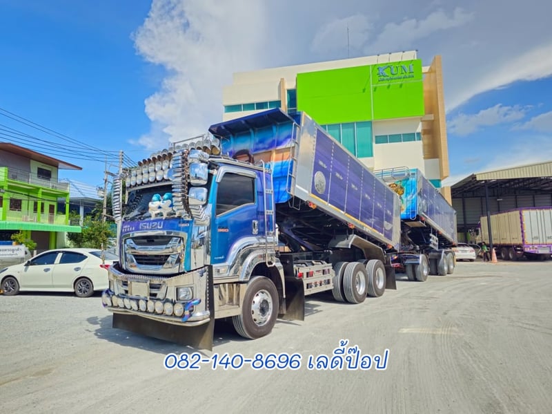 สิบล้อดั้มพ์พ่วง ISUZU FXZ 360แรง ปี 66 (5236,5237)
