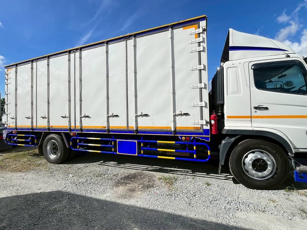 หกล้อตู้สิบบาน HINO FG8J 240แรง ปี 64 (3641)