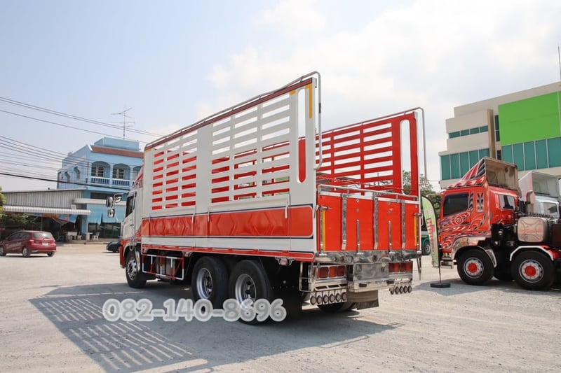 สิบล้อกระบะคอก HINO FL8J 260 แรงม้า ปี 2559 (2895)