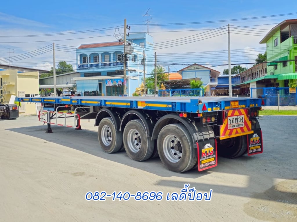 หางพื้นเรียบ สามเพลา อู่ WAFA ปี 65 (5439) หางพื้นเรียบ สามเพลา อู่ WAFA ปี 65 (5439)