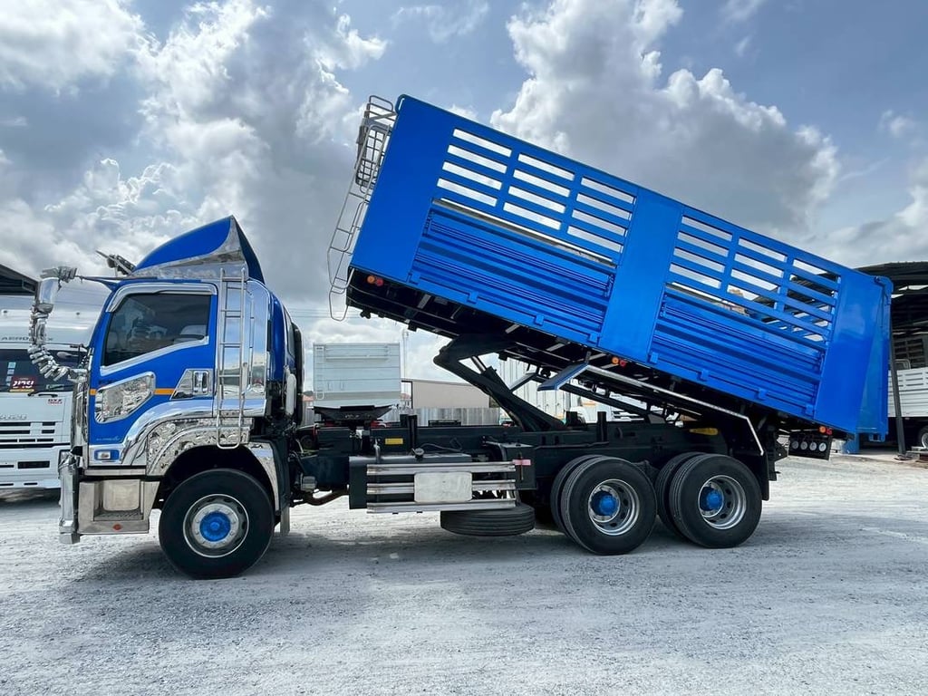 ISUZU FXZ 360แรงม้า รถบรรทุก 10ล้อ ดั้มพ์ ปี2023 (3502)