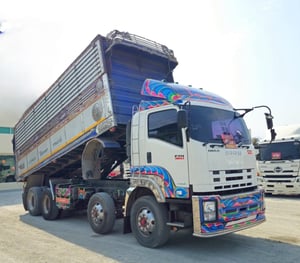 12 ล้อดั้มพ์เกษตร ISUZU FYH  360 แรงม้า ปี 2555 (0856)
