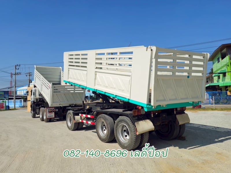 สิบล้อดั้มพ์พ่วง ISUZU FXZ 360แรง ปี 56 (2374,8972)