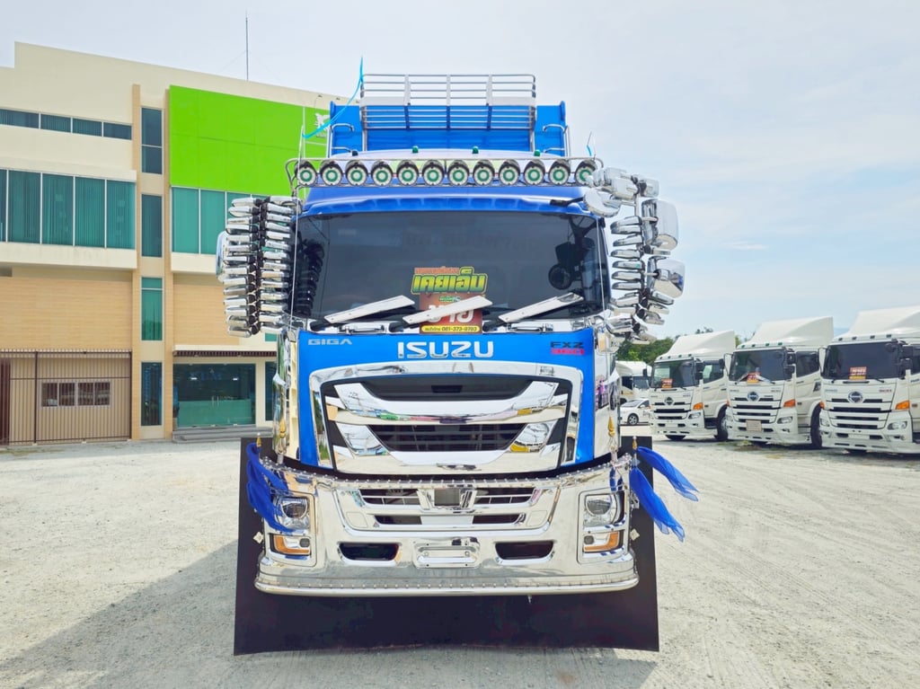 สิบล้อดั้มพ์พ่วงแม่ลูก ISUZU FXZ 360 แรง ปี 2566 (3502,3088)