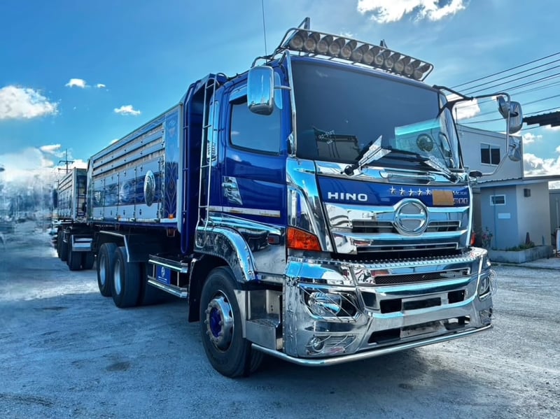 สิบล้อดั้มพ์ HINO FM1A 344 แรง ปี 66 + หางดั้มพ์ สามเพลา อู่ไทยมาวินกู๊ดทรัค ปี 66 (5147 5148) สิบล้อดั้มพ์ HINO FM1A 344 แรง ปี 66 + หางดั้มพ์ สามเพลา อู่ไทยมาวินกู๊ดทรัค ปี 66 (5147 5148)