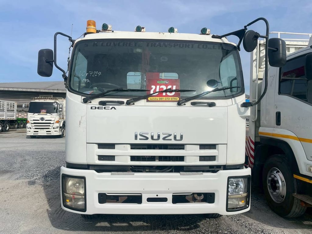 สิบล้อเครนพื้นเรียบ ISUZU FVM 240แรง ปี 2556 (7224) สิบล้อเครนพื้นเรียบ ISUZU FVM 240แรง ปี 2556 (7224)