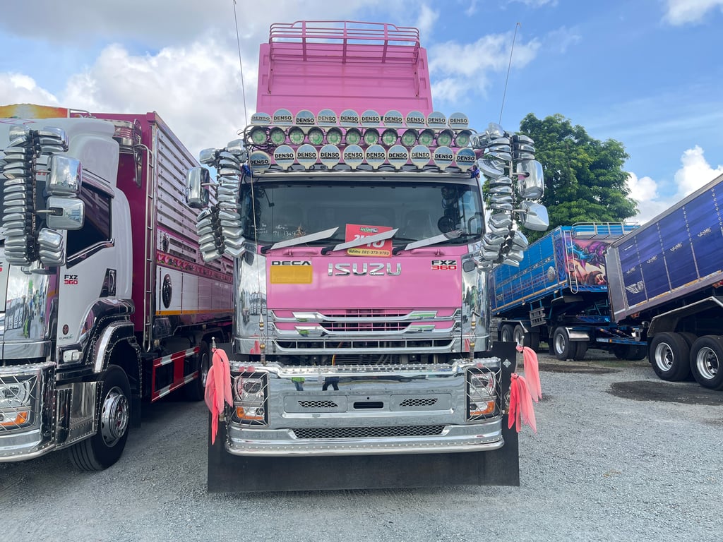 สิบล้อดั้มพ์พ่วงแม่ลูกคอกเกษตร ISUZU FXZ 360แรง ปี 66 (1364,2110) สิบล้อดั้มพ์พ่วงแม่ลูกคอกเกษตร ISUZU FXZ 360แรง ปี 66 (1364,2110)