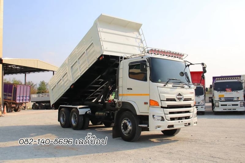 สิบล้อดั้มพ์ HINO FM1A 344แรง ปี 2565 (2753)