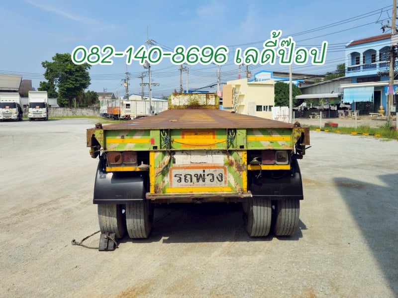 หางพื้นเรียบ สามเพลา อู่ BPT (7339) Sาคาตามสภาพ 220,000.-