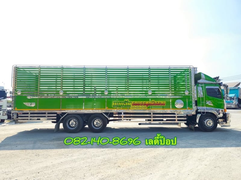 🔥💥 โปรลดกระหน่ำต่ำกว่าทุน รถคอกยาว 💥🔥 สิบล้อคอก HINO FL8J  260แรง ปี 66 (5115)
