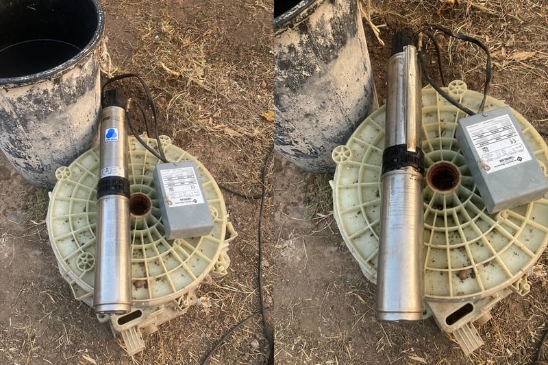 ปั๊มบาดาลตัวยาวสำหรับบ่อ4นิ้ว Franklin 1Hp. 220V Made in USA 