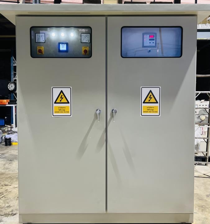 Mdb Main air circuit breaker Mitsubishi 1600A breaker ย่อย Mitsubishi 5 ตัว Capbank 6x50kvar Pipat Mobile:098-2641749