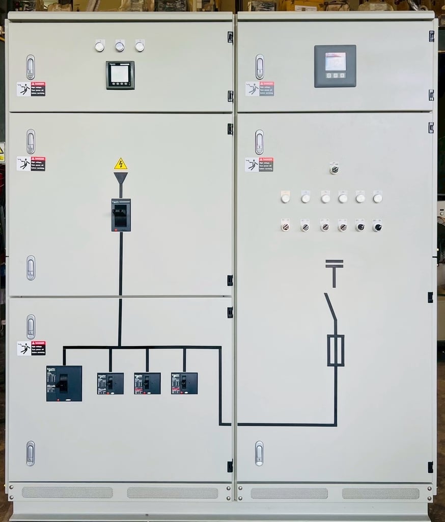 ขายตู้ Mdb Main breaker Schneider 800A breaker ย่อย Schneider 4 ตัว Capbank Schneider 6x25kvar Pipat  Mobile:098-2641749