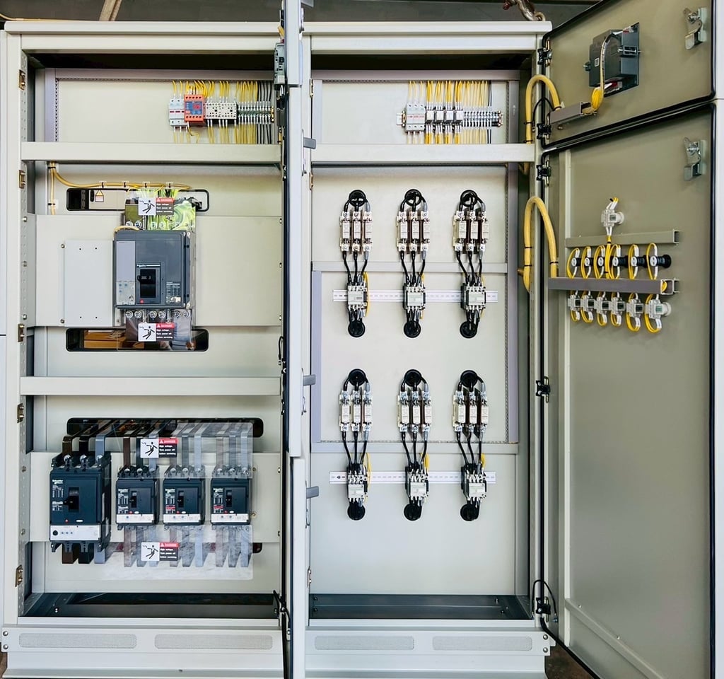 ขายตู้ Mdb Main breaker Schneider 800A breaker ย่อย Schneider 4 ตัว Capbank Schneider 6x25kvar Pipat  Mobile:098-2641749