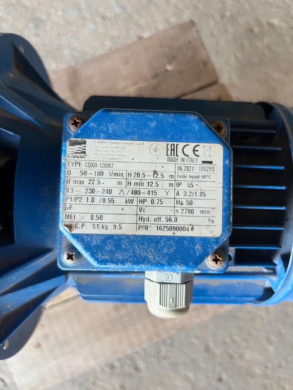 มอเตอร์ปั๊ม