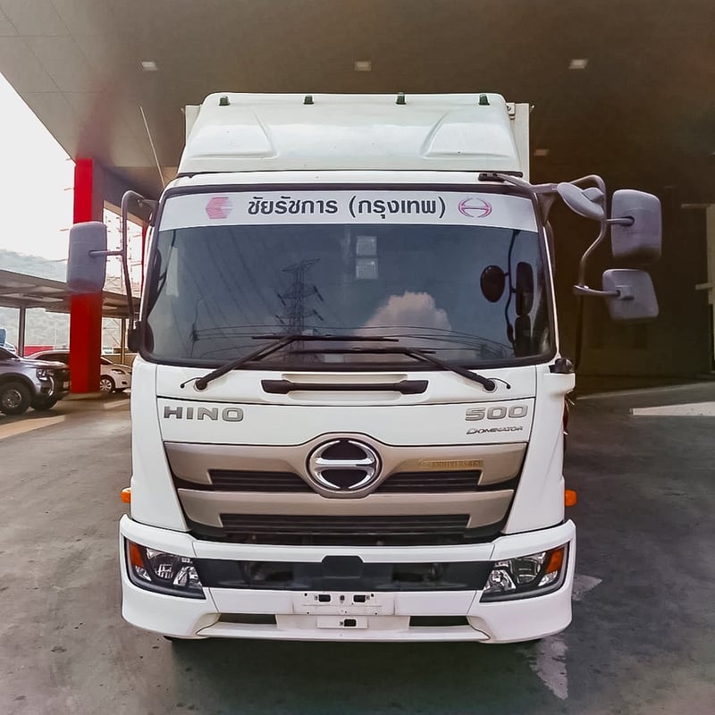 💕 FC9JJ1A  6 ล้อ ยาว 5.6 m 175 แรงม้า  💕 ตู้แห้ง 3 บาน รถปี 2566  💕 ไมล์ 34,xxx กม สภาพเดิมๆ ☎️ สนใจติดต่อ 090-197-8855 นิว