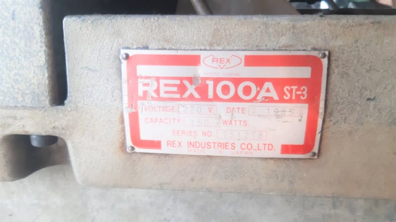 ขายเครื่องต๊าปเกลียวมือสอง  "  REX  "