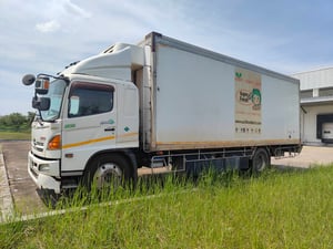 HINO FG 220แรงม้า รถบรรทุก 6ล้อ ตู้เย็น ปี 2015