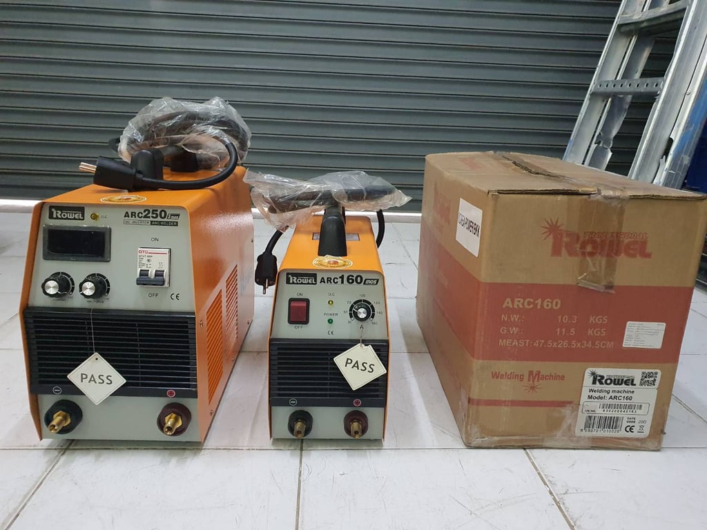 เครื่องเชื่อม Rowel ARC160 ARC250 ของใหม่เก่าเก็บ เครื่องเชื่อม Rowel ARC160 ARC250 ของใหม่เก่าเก็บ