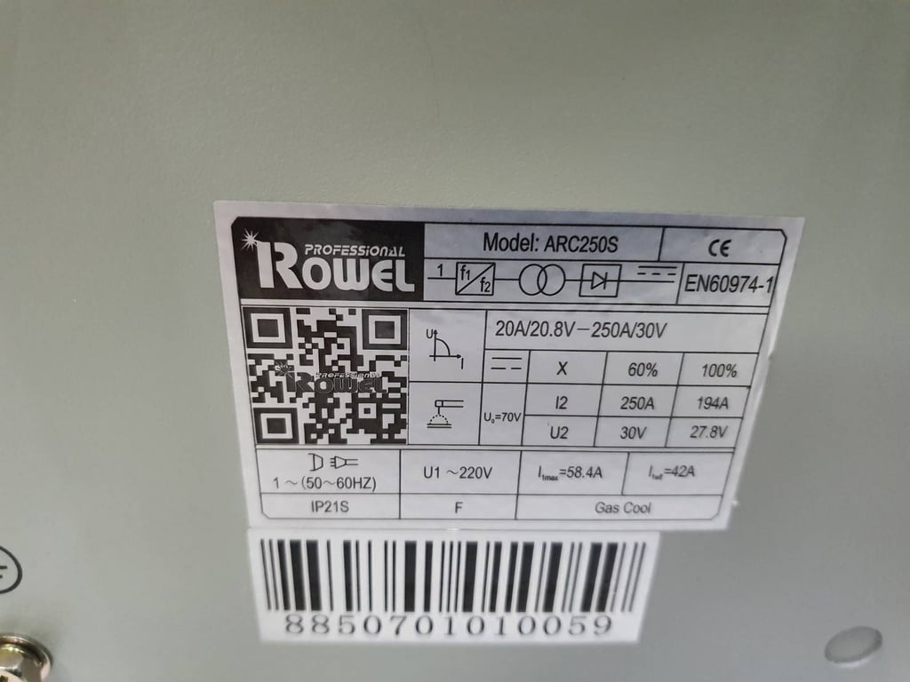 เครื่องเชื่อม Rowel ARC160 ARC250 ของใหม่เก่าเก็บ เครื่องเชื่อม Rowel ARC160 ARC250 ของใหม่เก่าเก็บ