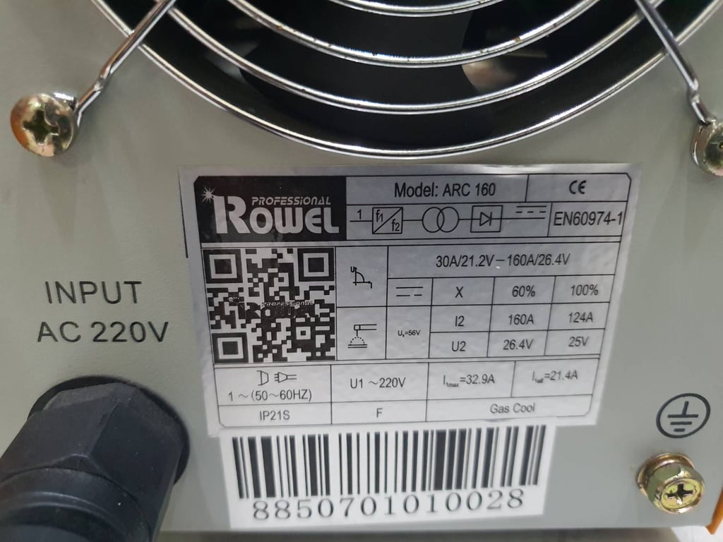 เครื่องเชื่อม Rowel ARC160 ARC250 ของใหม่เก่าเก็บ เครื่องเชื่อม Rowel ARC160 ARC250 ของใหม่เก่าเก็บ