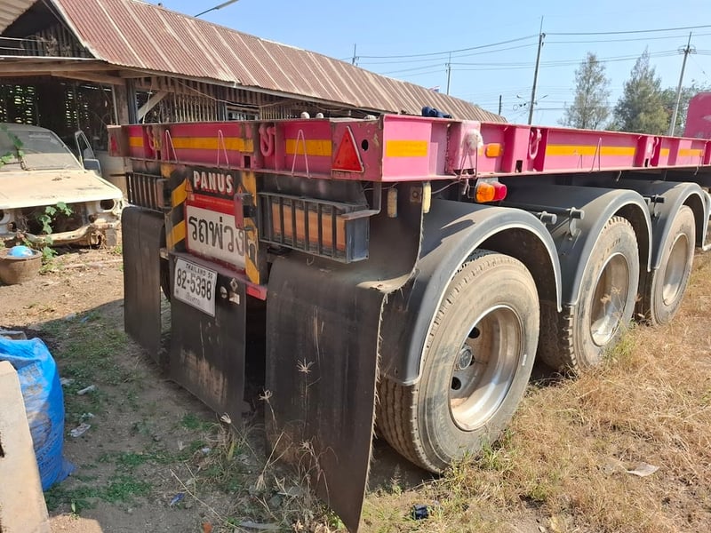 หางเทรลเลอร์พื้นเรียบ PANUS 3 เพลา