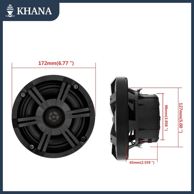 ลำโพงขนาด 6.5 นิ้ว 120วัตต์ ของใหม่ไม่เคยผ่านการใช้งาน